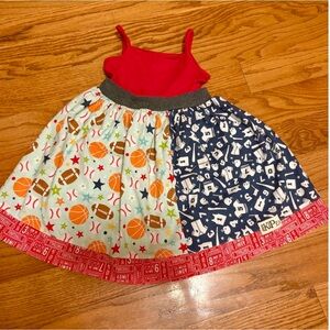 Kpea football basketball summer dress 5T